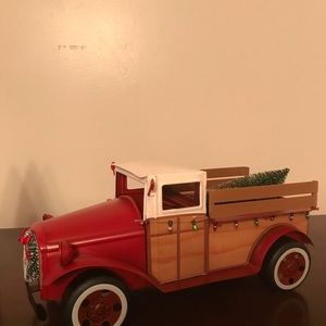 Holiday  New Red Metal Christmas Truck  Poshmark
